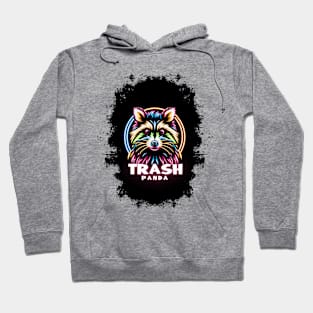 Luminous Prowler: The Trash Panda's Aura Hoodie